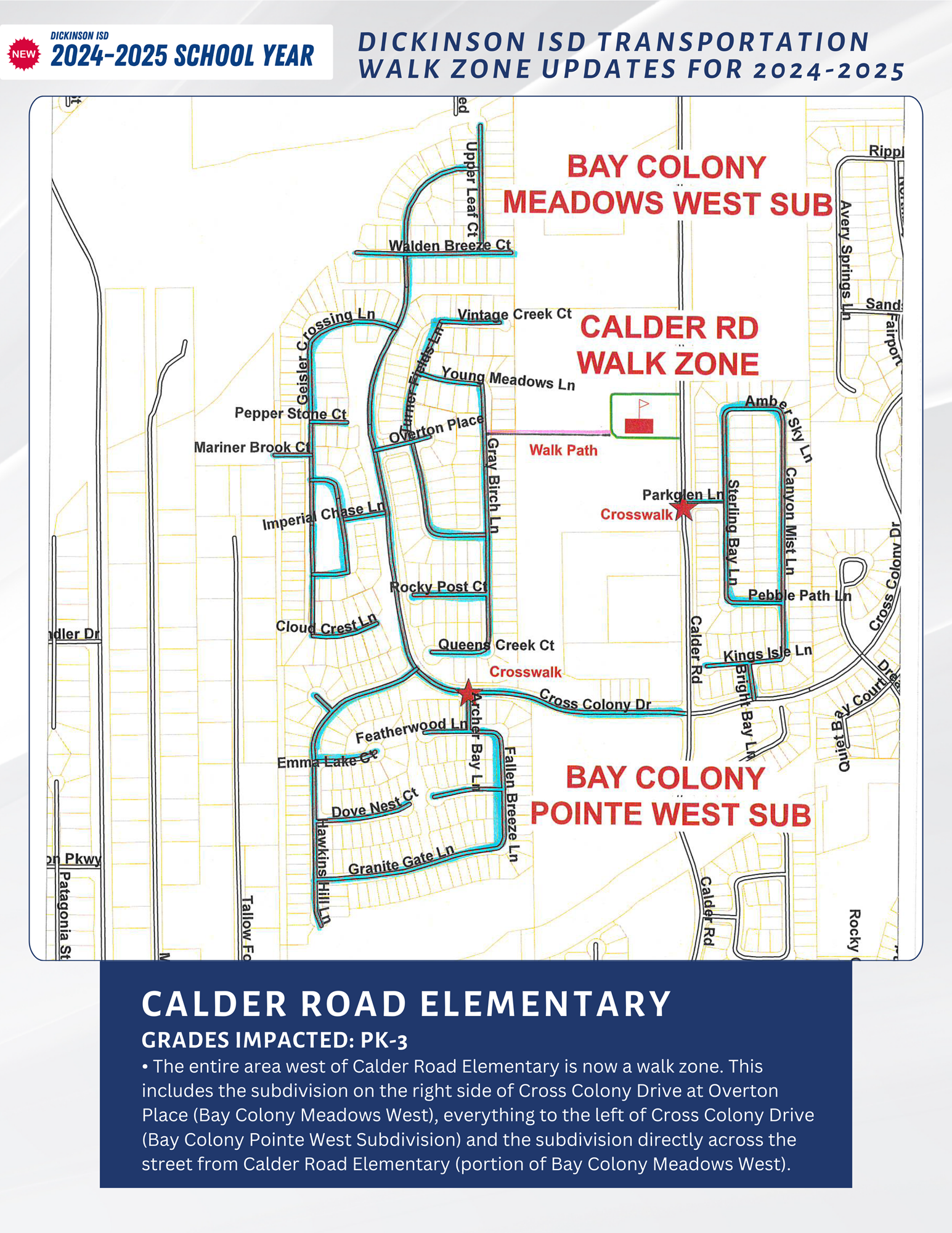 Walk Zones CRES